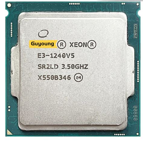 Xeon E3-1240 V5 E3 1240v5 E3 1240 V5 3.5 Ghz sử dụng Quad-core Tám ...