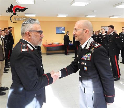 Il Generale Conforti Delle Legione Marche Visita Fermo I Carabinieri