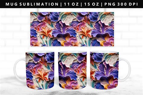 Flower Mug Sublimation PNG Graphic by StasyLionet · Creative Fabrica