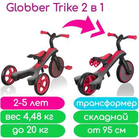Купить Велосипед-беговел Globber Trike Explorer (2 IN 1) по цене 11 900 ...
