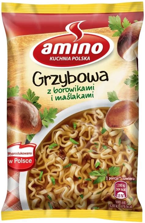 Amino Zupa Grzybowa 60g 13327526354 Allegro Pl