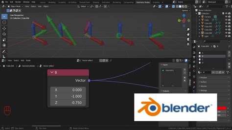 Blender Vector Math Nodes Tutorial Youtube