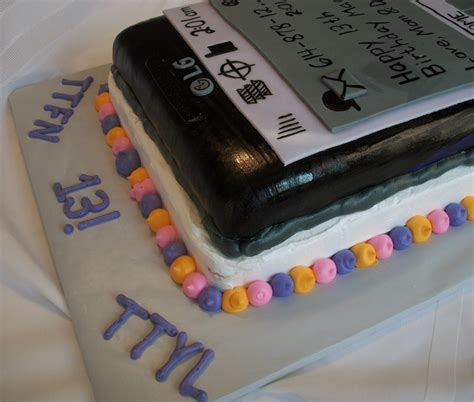 Cell Phone Birthday Cake