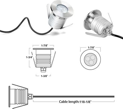 Luces Led Impermeables Para Piscina W Luz Subacu Tica Regulable