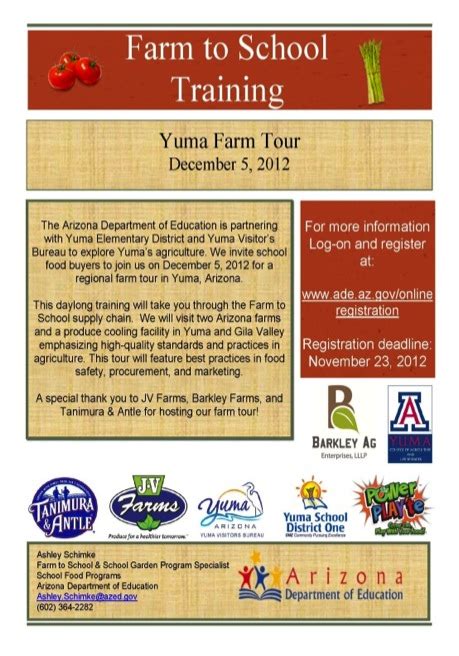 Arizona Farm To School Training