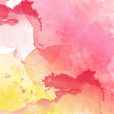 Red Yellow Watercolor Background Vector Watercolor Watercolor Border