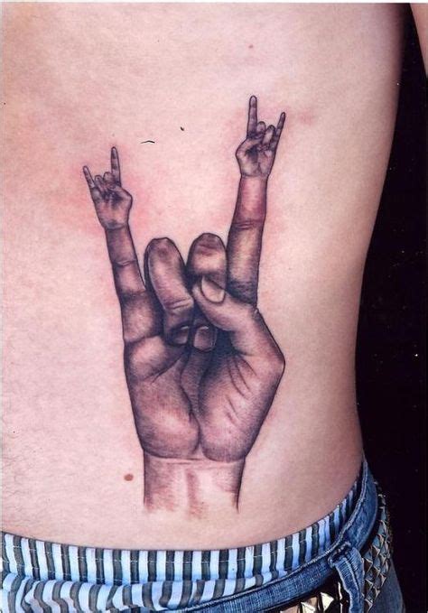 So Metal Tattoo By Joe Meyer Inkedmagazine Metal Horns Tattoo