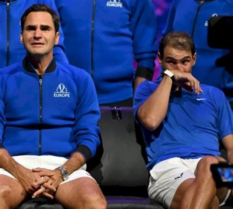 Roger Federer And Rafael Nadal Seen Crying In Emotional Clip After