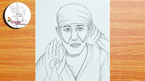 How To Draw Sai Baba Step By Step For Beginners Youtube