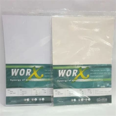 Worx Specialty Board Paper Available Creamwhite Long 200gsm 10 Sheets