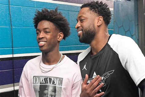 Dwyane Wades Son Zaire Supports Dad in Emotional Fathers Day Message