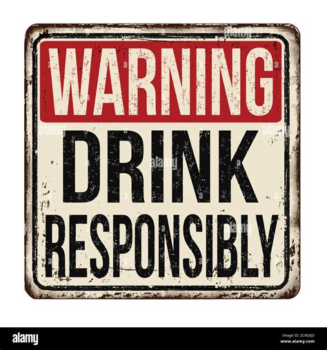 Drink responsibly Stock Vector Images - Alamy