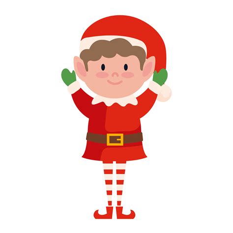 Cute Elf Of Christmas 5177229 Vector Art At Vecteezy