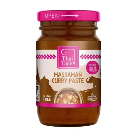 Thai Taste Massaman Curry Paste 6x114g The Gorgeous Food Company