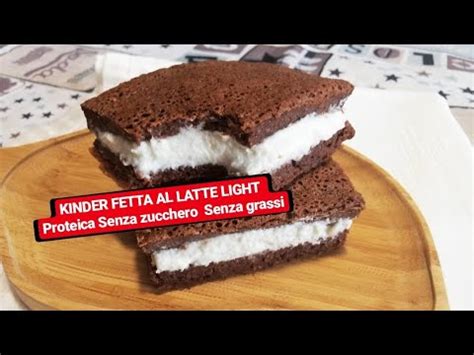 Kinder Fetta Al Latte Light Senza Zucchero Proteica E Senza Grassi