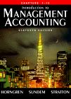 Buy Introduction To Management Accounting Alternate Edition Chapters