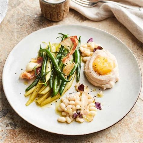 Bohnen Speck Salat Mit Rinderh Fte Rezept Essen Und Trinken