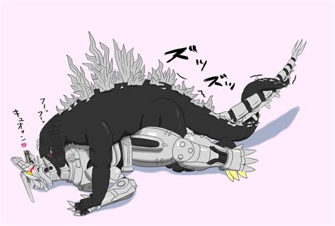 Rule 34 Ambiguous Gender Bite Godzilla Godzilla Series Incest Kaiju Kiryu Godzilla Machine