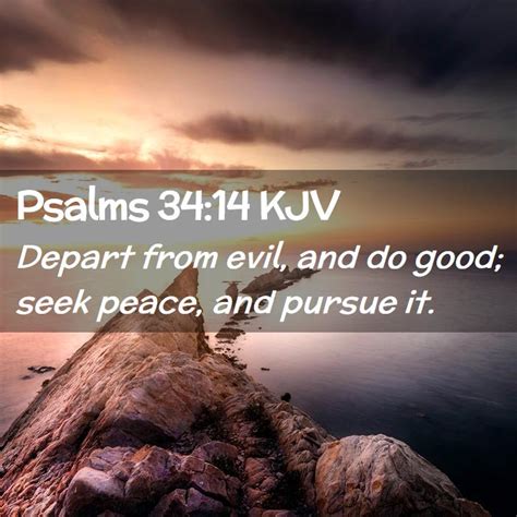 Psalms 34 14 Kjv Bible Verse Images