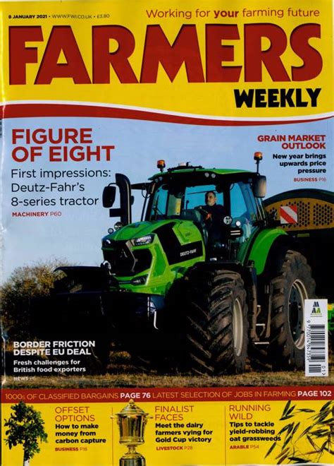 Farmers Weekly Magazine Subscription Buy At Uk Agriculture