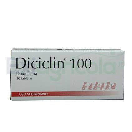 DICICLIN 100 MG X 10 TABLETAS Exiagricola JD