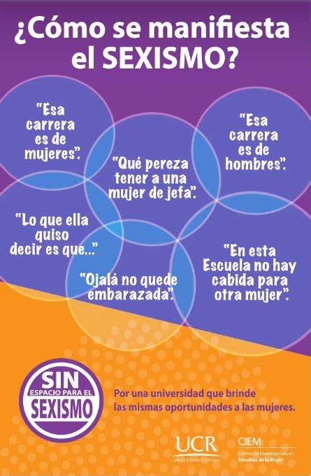 Campaña Del Ciem Sin Espacio Para El Sexismo En El Marco Del Proyecto De Acción Social Ed3300