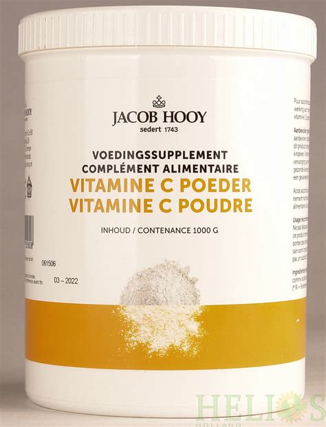 Jacob Hooy Vitamine C Poeder Kopen Helios Holland Webshop