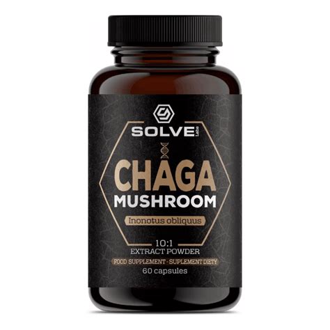 Solve Labs Chaga Mushroom 60 Caps