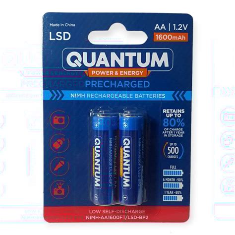 *Quantum 1600mAh AA FT. 2шт/уп blister Акумулятор Ni-MH з низьким ...