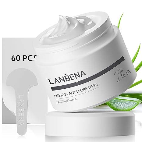 Amazon Lanbena Salicylic Acid Blackhead Remover Mask Nose