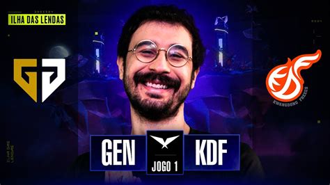 GEN G X KDF Jogo 1 MD3 LCK Spring 2024 DIA 13 YouTube