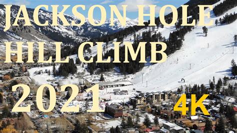 2021 Jackson Hole Snowmobile Hill Climb And Downtown Aerial Tour 4k Youtube