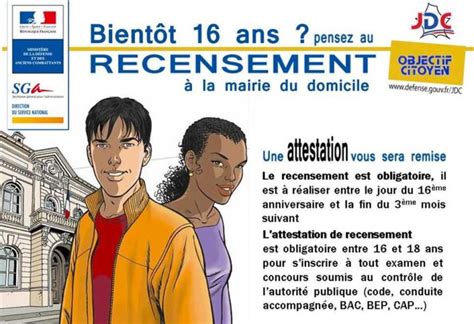 D S Ans Le Recensement Est Obligatoire Dans Votre Mairie Les