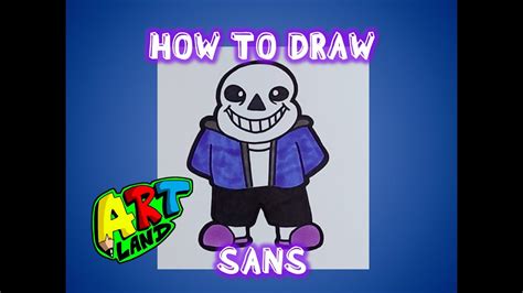 How To Draw Sans From Undertale Youtube