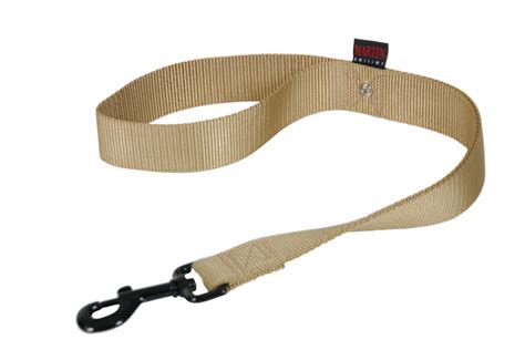 Laisse Double Paisseur Pour Chien En Nylon Beige