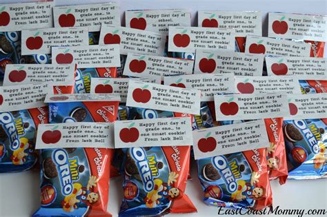 First Day Of School Treat Free Printable Tags School Treats School