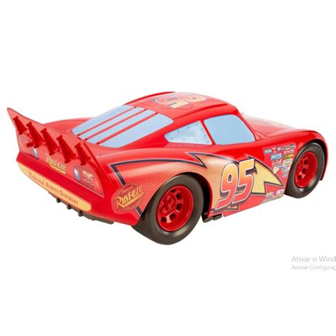 Carrinho Rel Mpago Mcqueen Grande Disney Brinquedo Original No Shoptime