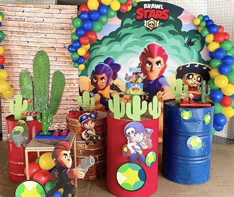 Festa Do Brawl Stars - Pin de marika falbo em Brawl stars party | Festa, Aniversario, Festa da ...