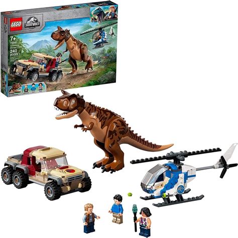 Amazon.com: LEGO Jurassic World Carnotaurus Dinosaur Chase 76941 ...