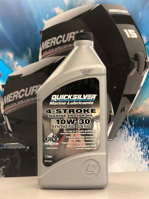 Quicksilver 4-Takt 10W30 Synthetic Blend Öl