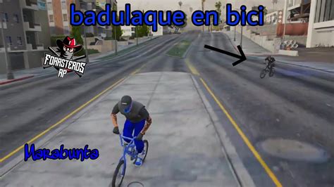 Badu en bici del líder de la Marabunta GTA V Roleplay Forasteros RP