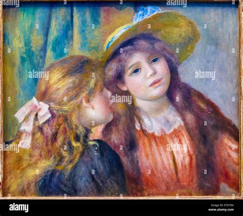 France Paris Les Tuileries Museum Of Orangerie Pierre August Renoir Painting Portrait De