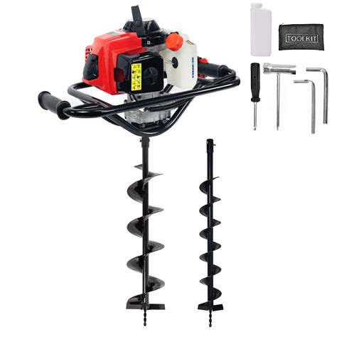 Xtremepowerus 25hp V Type Posthole Digger Auger Gas Powered Post Hole