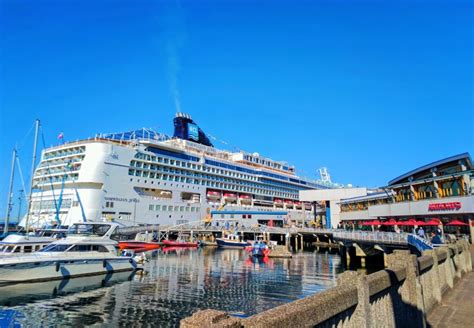 Norwegian Cruise Line ship at Pier 66 Seattle Waterfront 1 - 2TravelDads