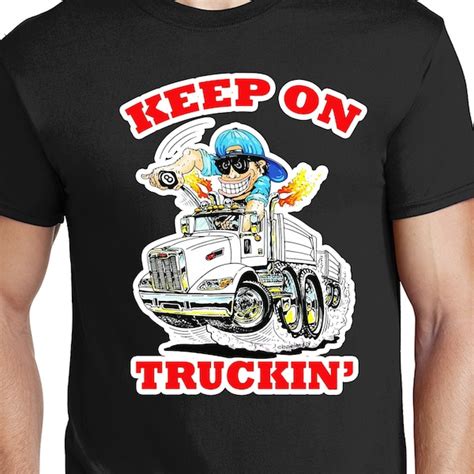 Keep On Truckin Art Etsy