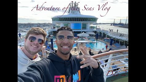 Adventure Of The Seas Cruise Vlogs DAY 2 Embarkation Day YouTube