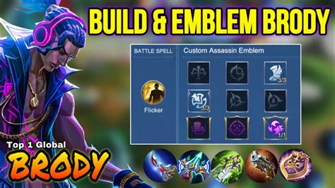 Cara Main Brody Di Patch Sekarang Build Brody Tersakit Mlbb