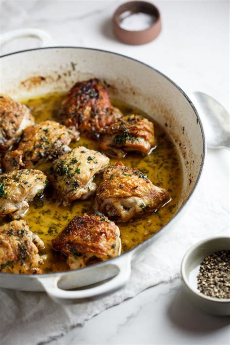 Chicken Baked With White Wine Garlic And Herbs Simply Delicious