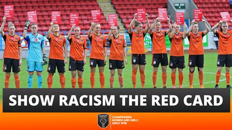 Glasgow City Support Show Racism The Red Card Glasgow City Fc