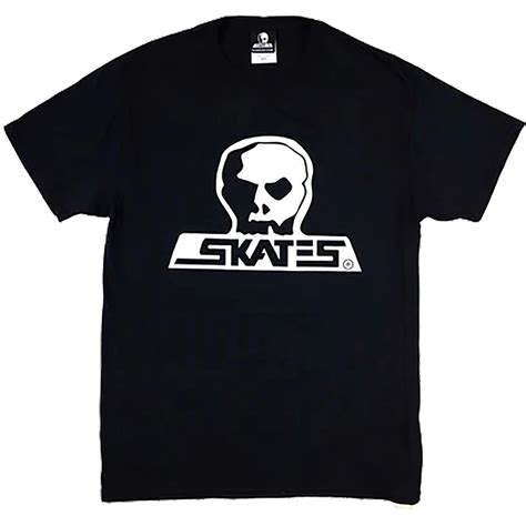 Skull Skates Logo T Shirt Rollick Co